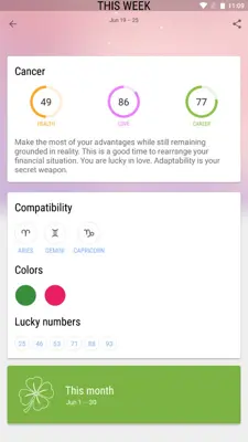 Zodiac Horoscope android App screenshot 6